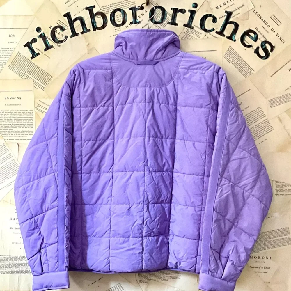 Free People Movement Pippa Packable Puffer Jacket Vivid Lilac Purple - Picture 6 of 6